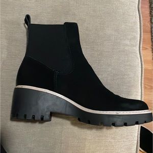 Dolce Vita Wedge Booties Black Size 8